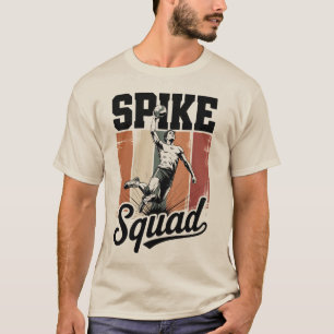 T-shirt Équipe de pointe de volley-ball rétro