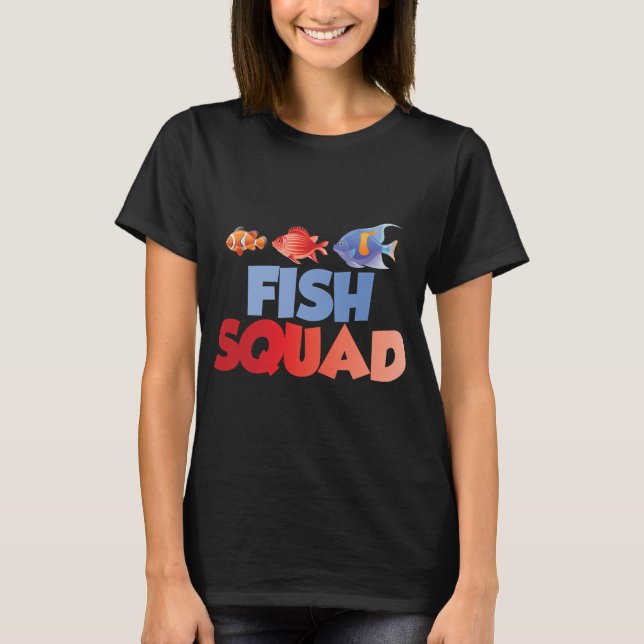 T-shirt Équipe de poissons (Devant)
