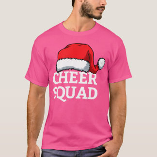 T-shirt Équipe de pom-pom girls Noël Santa pom-pom girls É