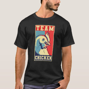 T-shirt Équipe de poulets de compagnie d'animaux de ferme