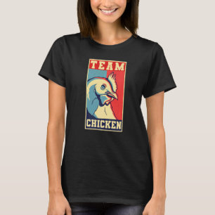 T-shirt Équipe de poulets de ferme animale