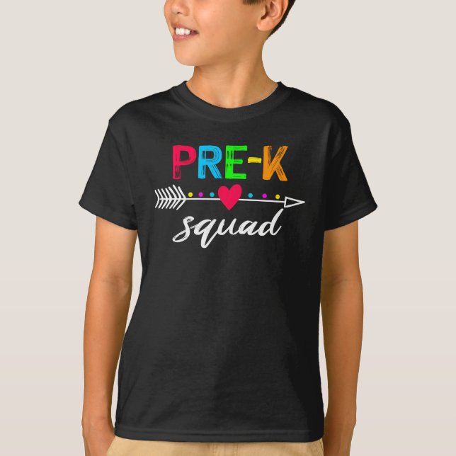 T-shirt équipe de pré-k (Devant)
