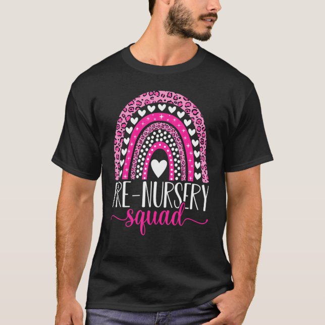 T-shirt Équipe de prématernelle Enseignants Filles Garçons (Devant)