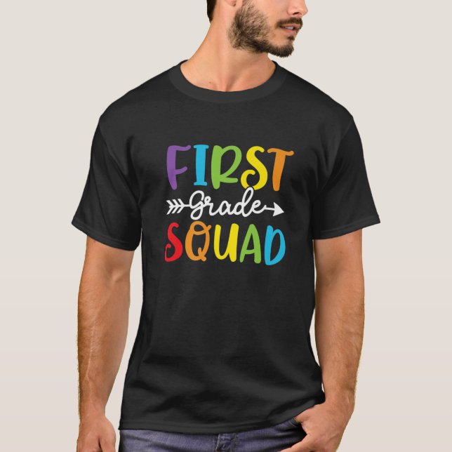 T-shirt Équipe de première année Enseignants de 1ère année (Devant)