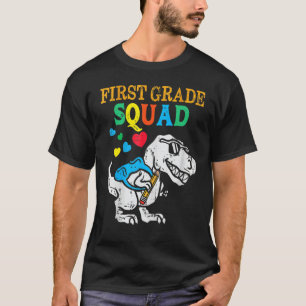 T-shirt Équipe De Première Année Rex Retour À L'École Pour