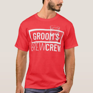 T-shirt Équipe de préparation du marié Meilleur homme Équi