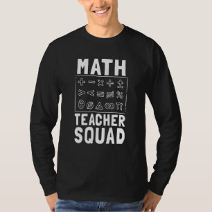 T-shirt Équipe de professeur de mathématiques fournitures