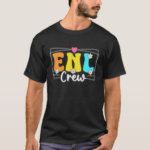 T-shirt Équipe de professeurs d'anglais de la nouvelle lan