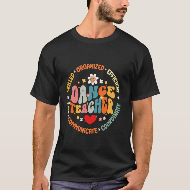 T-shirt Équipe de professeurs de danse Appréciation Profes (Devant)