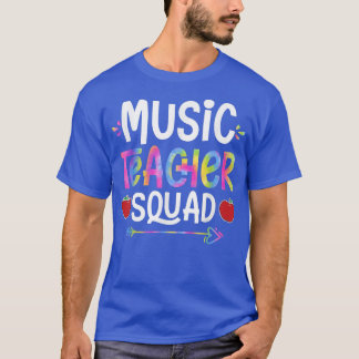 T-shirt Équipe de professeurs de musique Premier jour de l