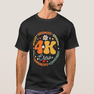 T-shirt Équipe de professeurs d'école maternelle Groovy 4K