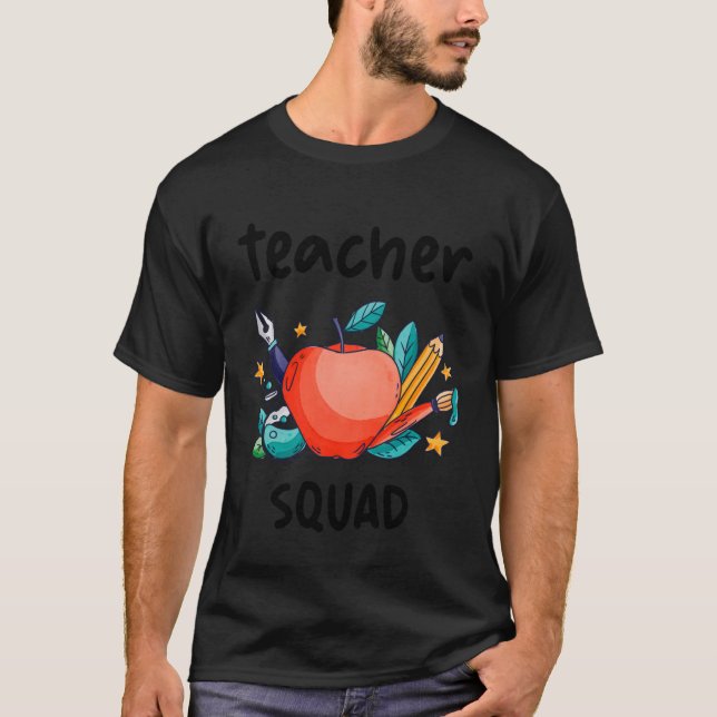 T-shirt Équipe de professeurs Gang de projet d'équipe drôl (Devant)