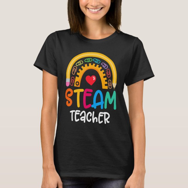 T-shirt Équipe de professeurs Steam Équipe Équipage Retour (Devant)