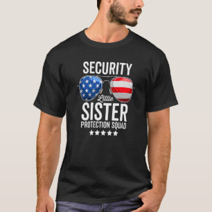 T-shirt Équipe de protection de la petite soeur Big Brothe