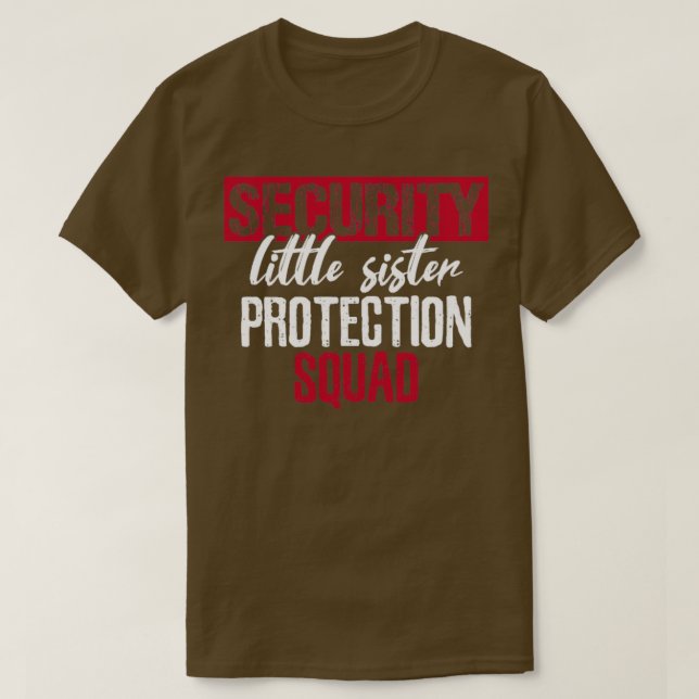 T-shirt Équipe de protection des systèmes de sécurité Big  (Design devant)