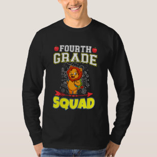T-shirt Équipe de quatrième année d'élèves École primaire