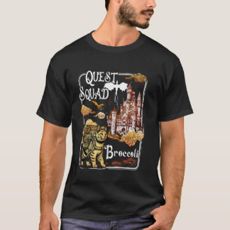 T-shirt Équipe de quête de chat Broccoli