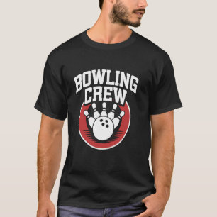 T-shirt Équipe de quilles de bowling pour femmes