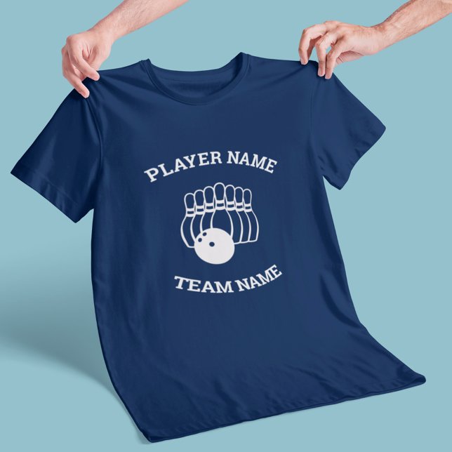 T-shirt Équipe de quilles personnalisable (Créateur téléchargé)