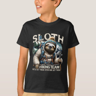 T-shirt Équipe de randonnée de paresseux Amoureux des acti