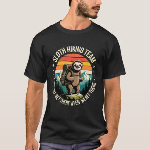 T-shirt Équipe de randonnée de paresseux drôle Amoureux de