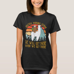 T-shirt Équipe de randonnée de paresseux drôle Amoureux de
