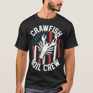 T-shirt Equipe De Réchauffe De Crawfish Fantastique Chemis