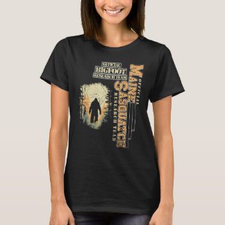 T-shirt Équipe de recherche Bigfoot pour le Maine Sasquatc