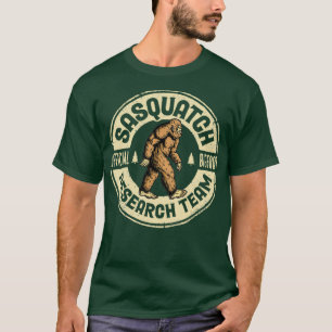 T-shirt Équipe de recherche Bigfoot Retro Vintage Sasquatc