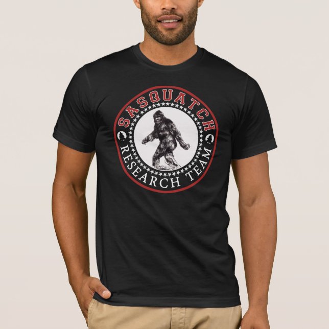 T-shirt Équipe de recherche de Sasquatch (Devant)