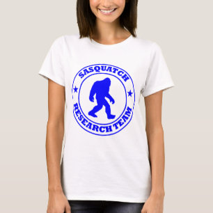 T-shirt ÉQUIPE DE RECHERCHE de SASQUATCH - pro logo bleu