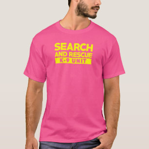 T-shirt Équipe de recherche et de sauvetage K9 Thin Orange