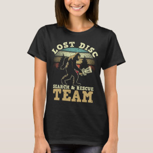 T-shirt Equipe De Recherche Et De Secourt De Disque Perdue