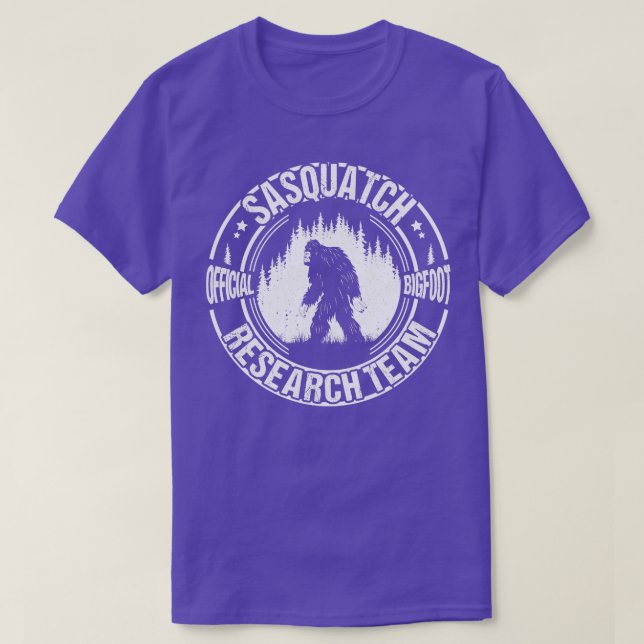 T-shirt Équipe de recherche Sasquatch (Design devant)