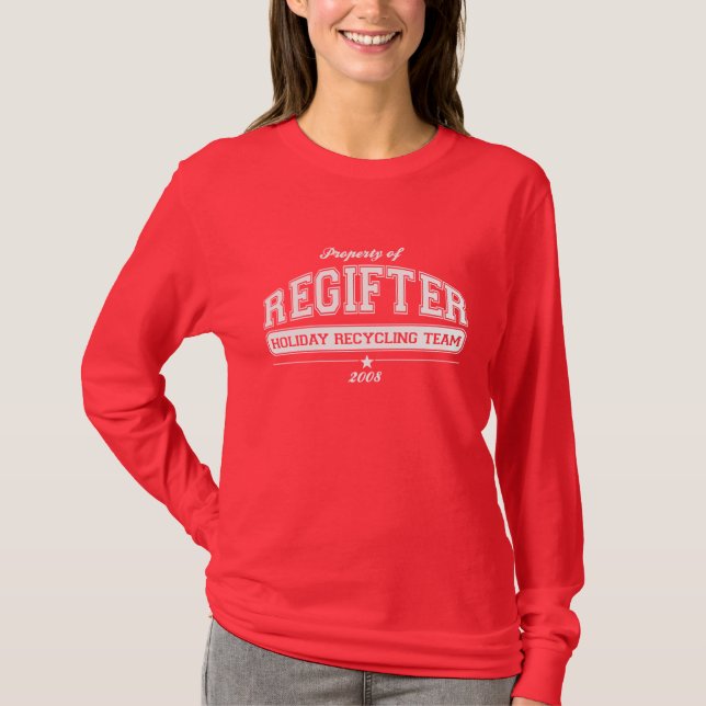 T-shirt Équipe de recyclage des vacances REGISTRER univers (Devant)