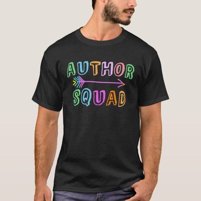 T-shirt Équipe de rédacteurs de contenu Équipe des médias  (Devant)