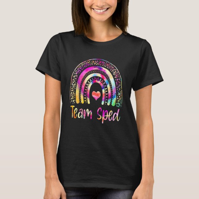 T-shirt Équipe de rentrée pour l'enseignant d'éducation sp (Devant)