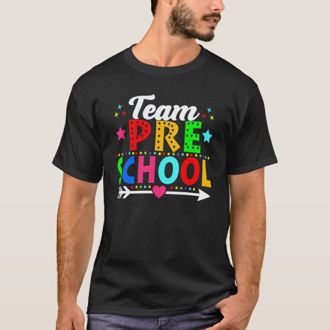 T-shirt Équipe de rentrée scolaire Enseignant de maternell (Devant)