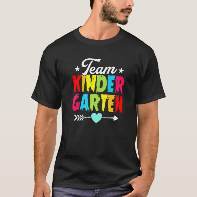 T-shirt Équipe de rentrée scolaire Enseignant de maternell (Devant)