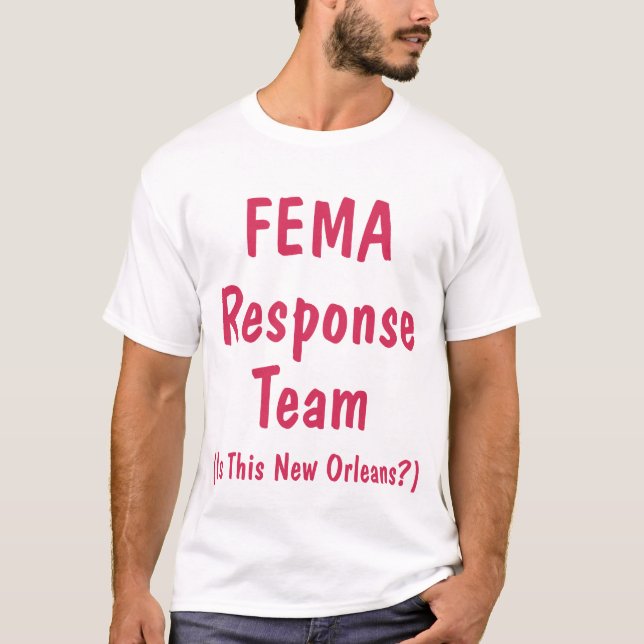 T-shirt Équipe de réponse de FEMA, chemise (Devant)