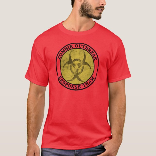 T-shirt Équipe de réponse de manifestation de zombi (Devant)