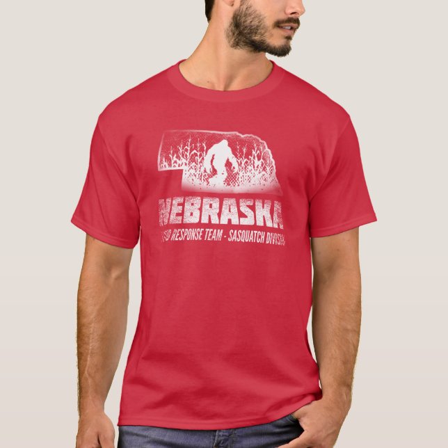 T-SHIRT ÉQUIPE DE RÉPONSE DE NEBRASKA BIGFOOT (Devant)
