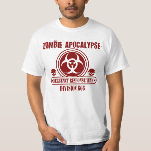 T-shirt Équipe de réponse de secours d'apocalypse de zombi
