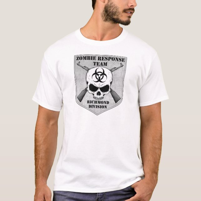 T-shirt Équipe de réponse de zombi : District de Richmond (Devant)