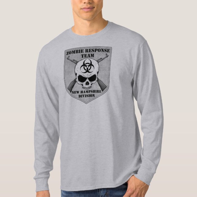 T-shirt Équipe de réponse de zombi : Division du New (Devant)