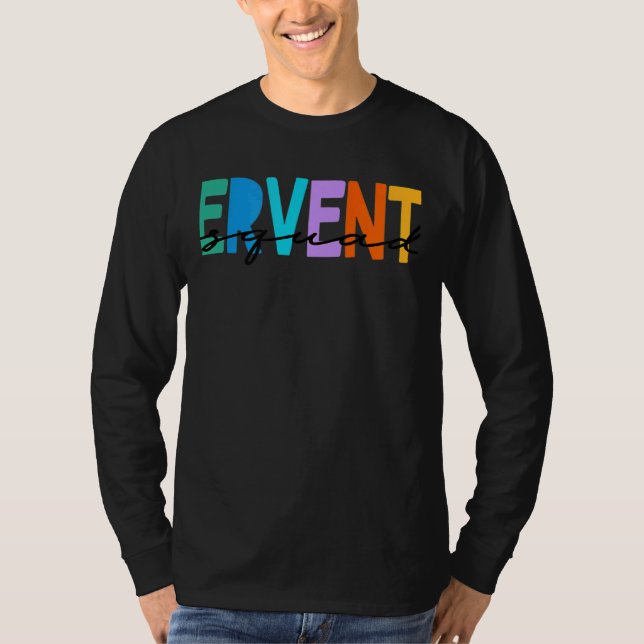 T-shirt Équipe de réponse RTI Enseignant Rentrée Intervent (Devant)
