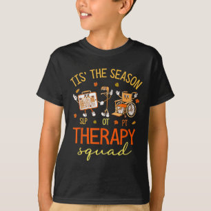 T-shirt Équipe de rétro-thérapie Slp Ot Pt Team Automne Ph
