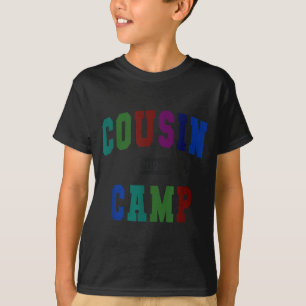 T-shirt équipe de retrouvailles de famille de camp de cous