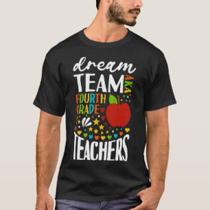 T-shirt Équipe de rêve AKA Enseignants de 4e année de reto
