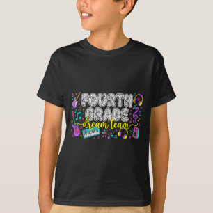 T-shirt Équipe de rêve de 4e année Professeur de musique d